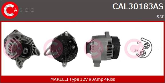 CASCO Altern.SEICENTO 90A