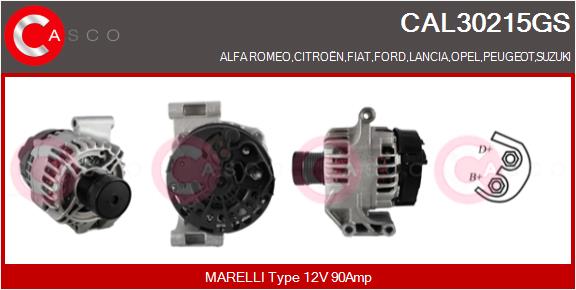 CASCO Altern.ALFA,FIAT,LANCIA