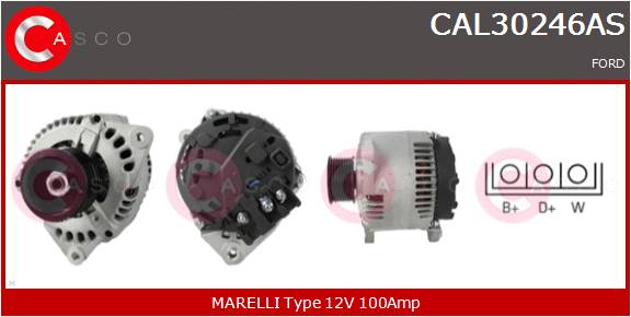 CASCO Altern.NEW HOLLAND,FORD TRACTOR