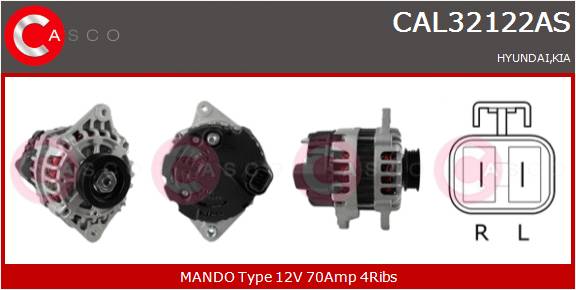 CASCO Altern.ATOS-GETZ-PICANTO BZ 70A