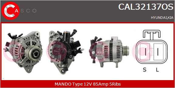 CASCO Alternatore HYUNDAI,KIA