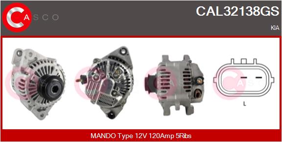 CASCO Altern.HYUNDAI,KIA