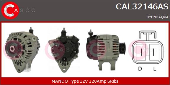 CASCO Altern.HYUNDAI,KIA