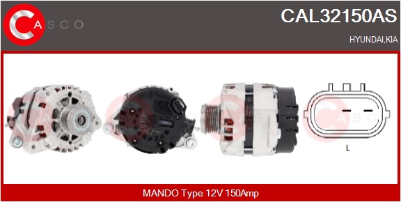CASCO Alternatore HYUNDAI,KIA