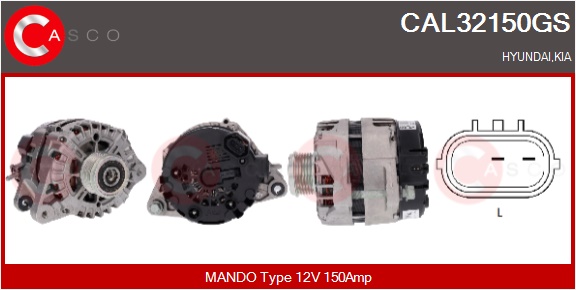 CASCO Altern.HYUNDAI,KIA