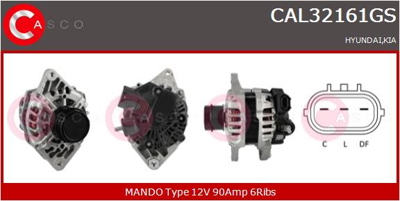 CASCO Altern.HYUNDAI,KIA