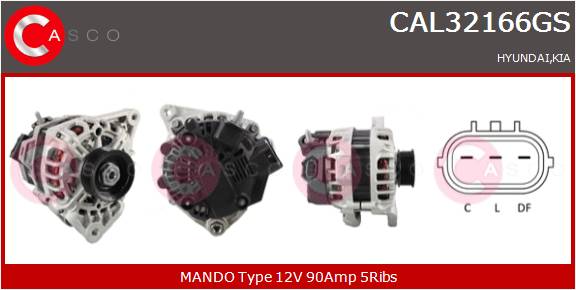 CASCO Altern.HYUNDAI,KIA