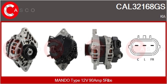 CASCO Altern.HYUNDAI,KIA