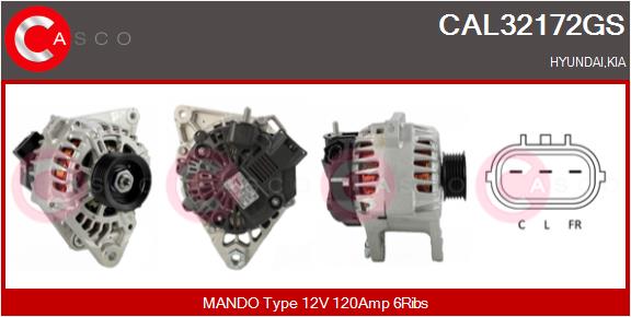 CASCO Altern.HYUNDAI,KIA