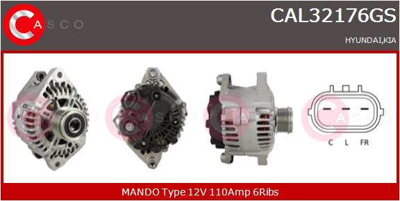 CASCO Altern.HYUNDAI,KIA