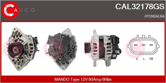 CASCO Altern.HYUNDAI,KIA