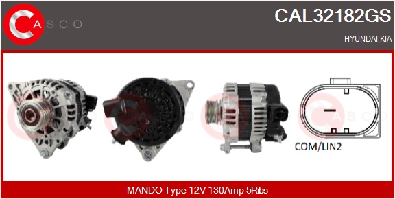 CASCO Altern.HYUNDAI,KIA