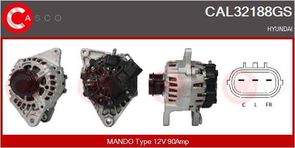 CASCO Altern.HYUNDAI,KIA