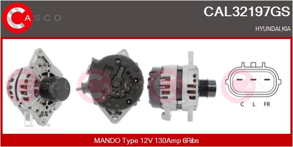 CASCO Altern.HYUNDAI,KIA