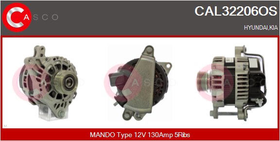 CASCO Alternatore HYUNDAI,KIA