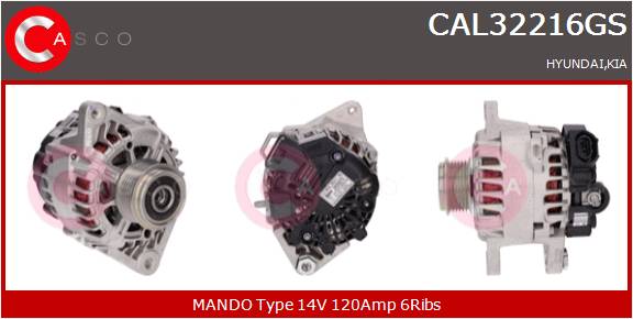 CASCO Altern.HYUNDAI,KIA