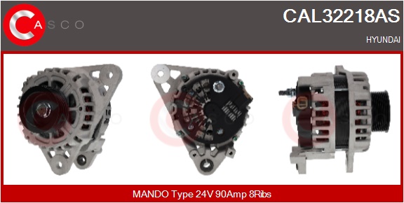 CASCO Alternatore HYUNDAI