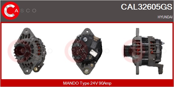 CASCO Altern.HYUNDAI INDUSTRIAL