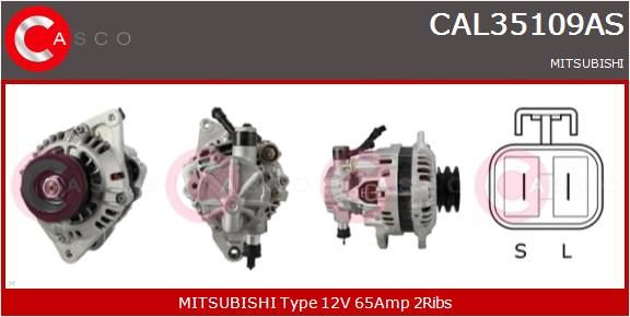 CASCO Alternatore MITSUBISHI