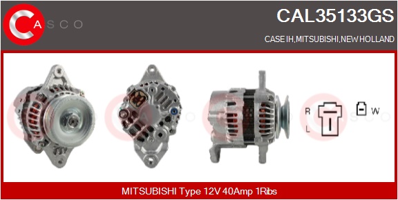 CASCO Altern.MITSUBISHI INDUSTRIAL