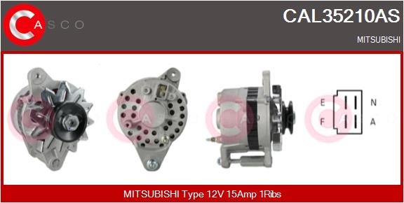 CASCO Altern.MITSUBISHI INDUSTRIAL