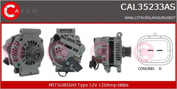 CASCO Altern.BMW,PSA