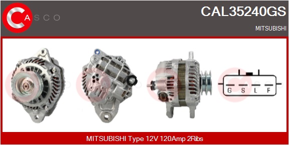 CASCO Altern.MITSUBISHI