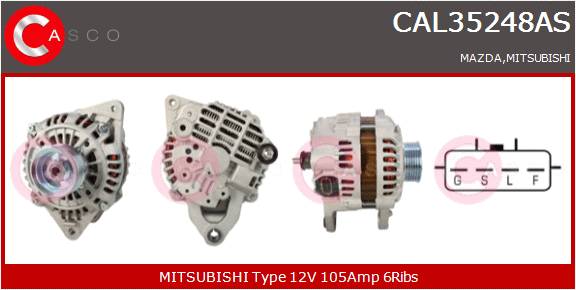 CASCO Altern.MITSUBISHI