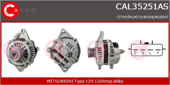 CASCO Altern.MITSUBISHI