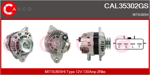 CASCO Altern.MITSUBISHI