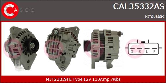 CASCO Altern.MITSUBISHI