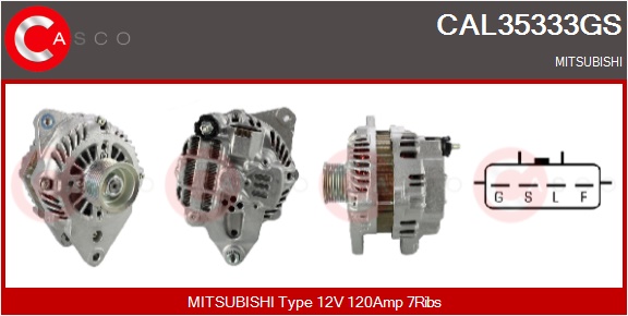 CASCO Altern.MITSUBISHI
