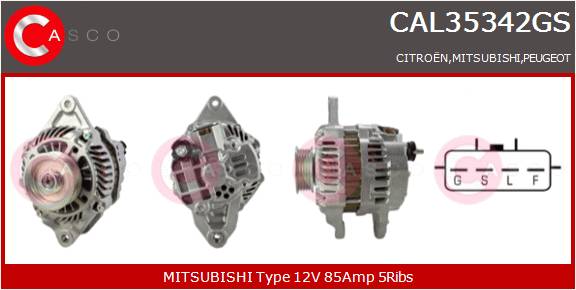 CASCO Altern.MITSUBISHI,PSA