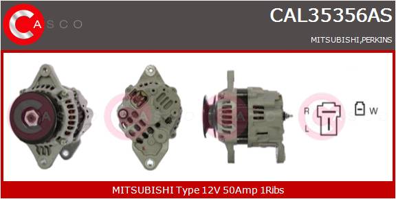 CASCO Altern.MITSUBISHI,YALE,PERKINS