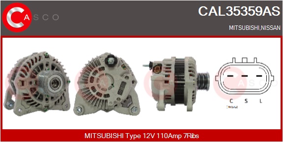 CASCO Altern.MITSUBISHI
