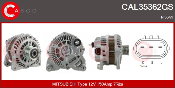 CASCO Altern.NISSAN
