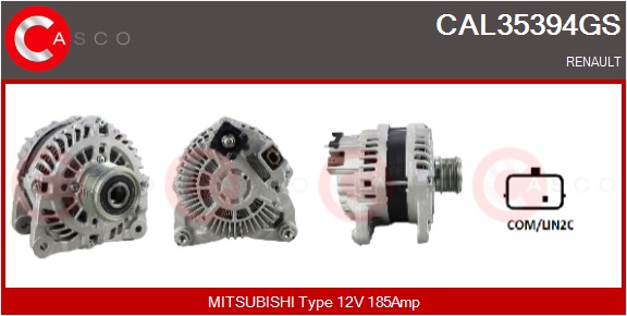CASCO Altern.NISSAN,RENAULT