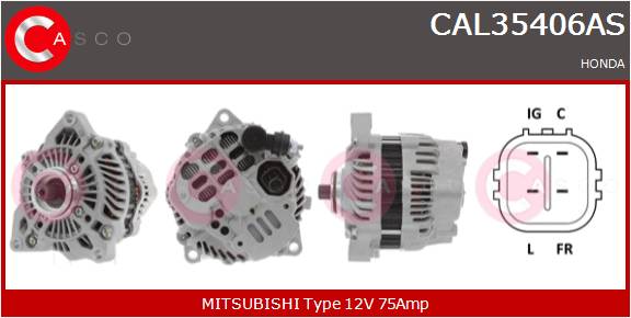 CASCO Altern.HONDA MOTO