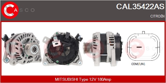 CASCO Alternatore CITROEN