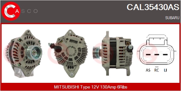 CASCO Altern.MITSUBISHI,SUBARU