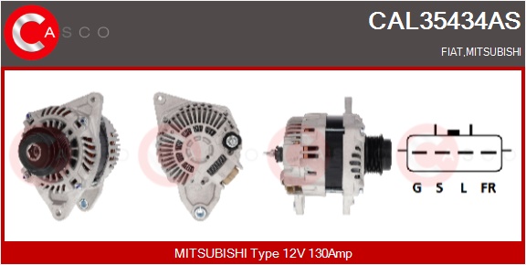 CASCO Altern.FIAT,MITSUBISHI