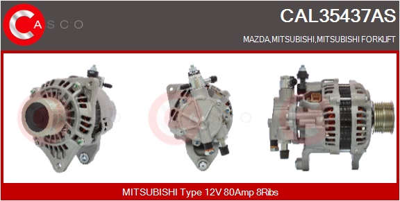 CASCO Altern.MAZDA,MITSUBISHI FORKLIFT