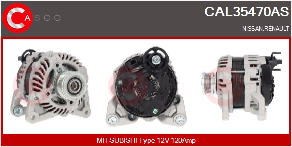 CASCO Alternatore NISSAN,RENAULT