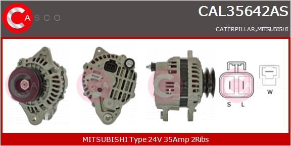 CASCO Altern.CATERPILLAR , MITSUBISHI