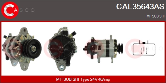 CASCO Altern.MITSUBISHI INDUSTRIAL
