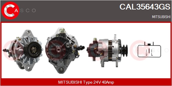 CASCO Altern.MITSUBISHI INDUSTRIAL
