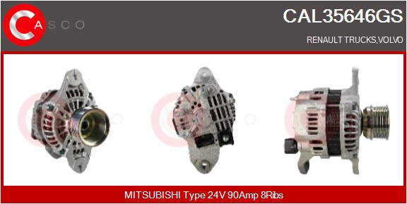 CASCO Altern.RENAULT TRUCKS