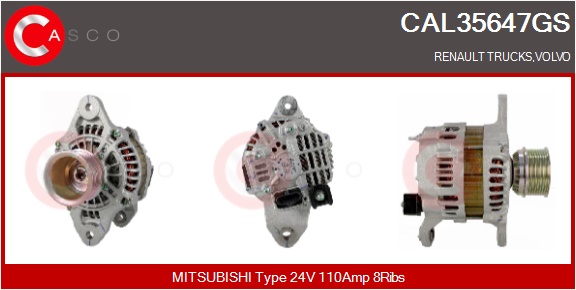 CASCO Altern.RENAULT TRUCKS
