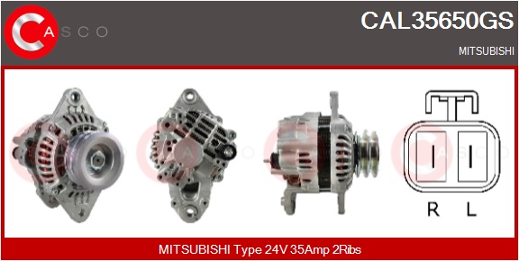CASCO Altern.MITSUBISHI INDUSTRIAL