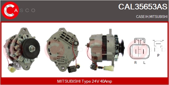 CASCO Altern.CASE IH, MITSUBISHI INDUSTRIAL